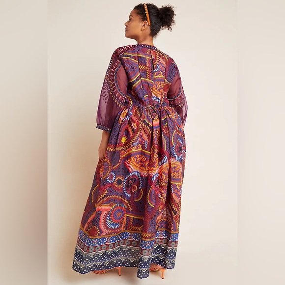 Anthropologie+ Maren Dress with embroidery - Picture 4 of 7